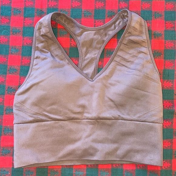PINK Victoria's Secret Other - Victoria’s Secret PINK Longline Sports Bra Crop Top M Tank Light Pink